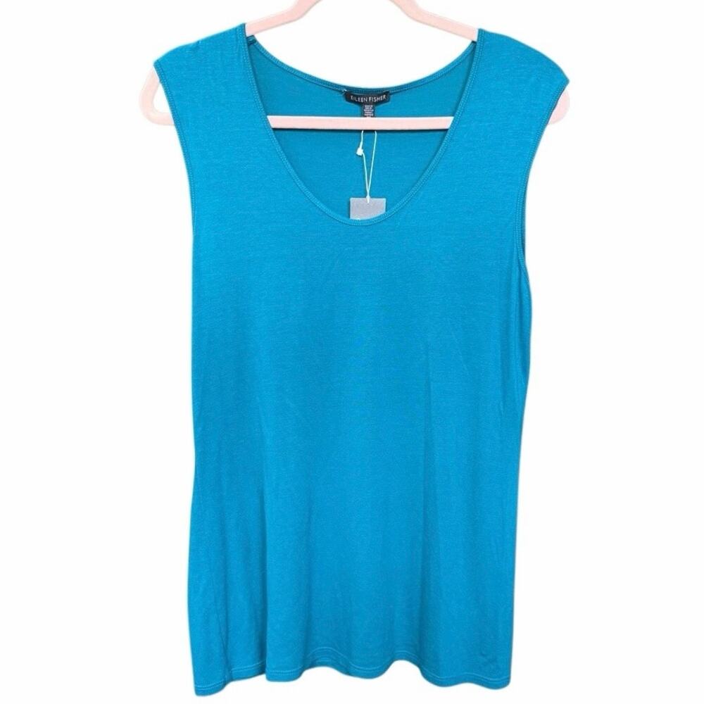 Eileen Fisher V-neck Sleeveless Tank Top‎ Size Small S5VFF
Essential Summer